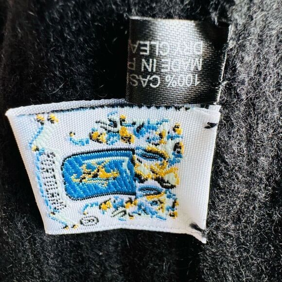 Portolano 100% Cashmere Infinite Neck‎ Warmer Scarf, Luxurious  Black, NWT - Picture 11 of 12